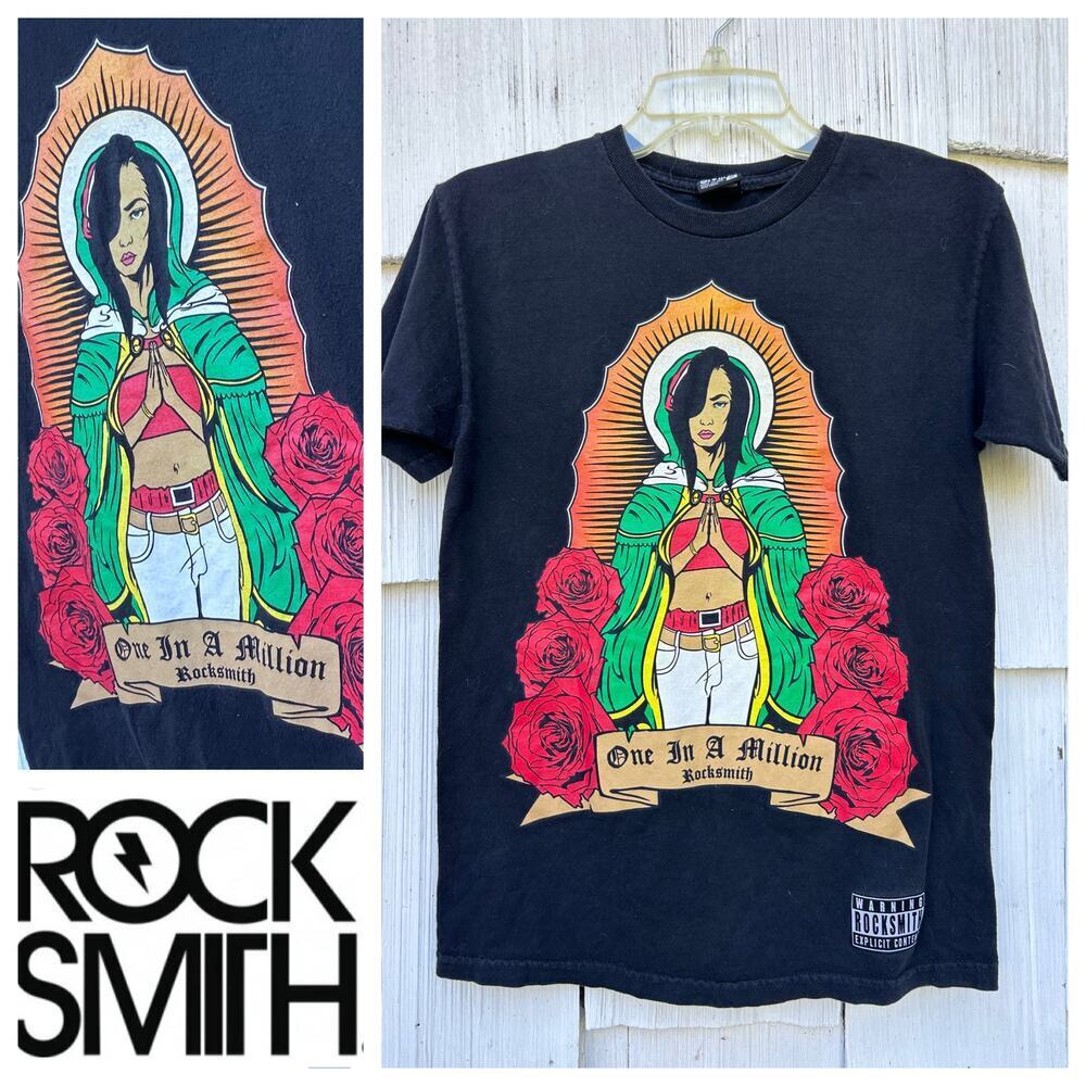 Rocksmith Aaliyah One In A Million Tee‎ Shirt Small